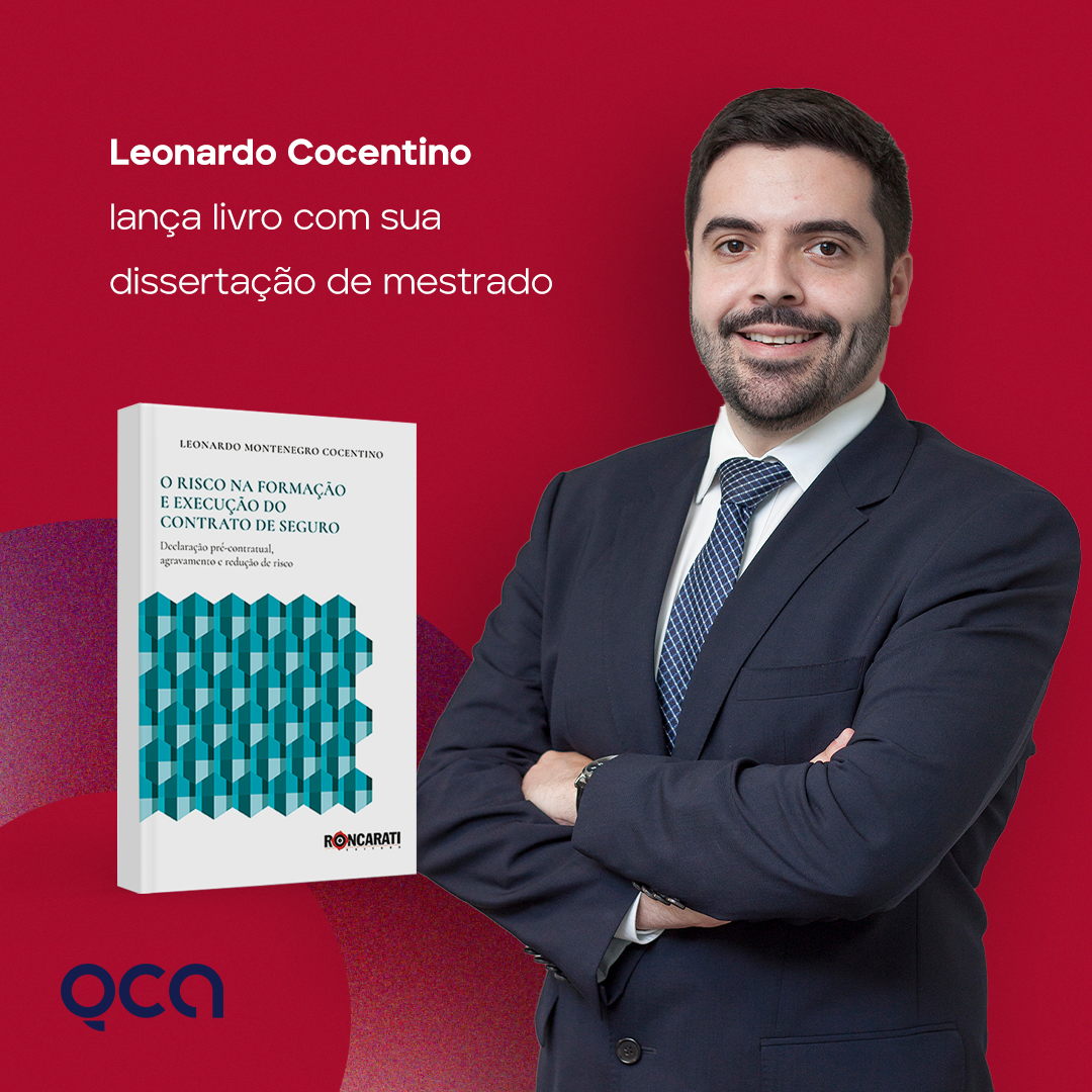 Leonardo Cocentino, sócio do QCA, lança livro com sua dissertação de mestrado