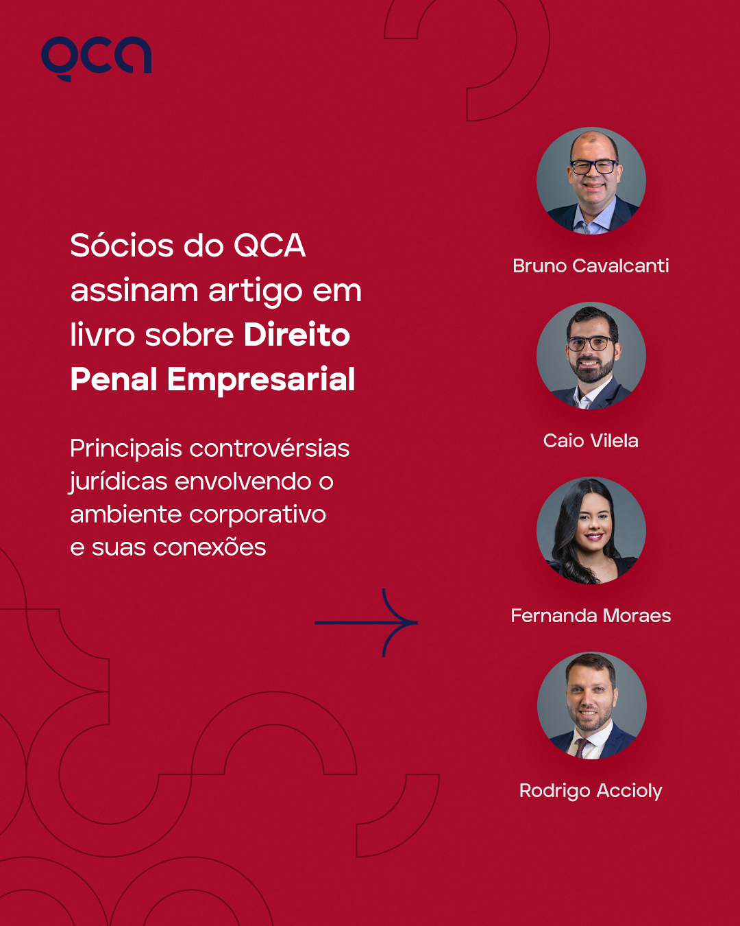 Sócios do QCA assinam artigos em livro sobre Direito Penal Empresarial